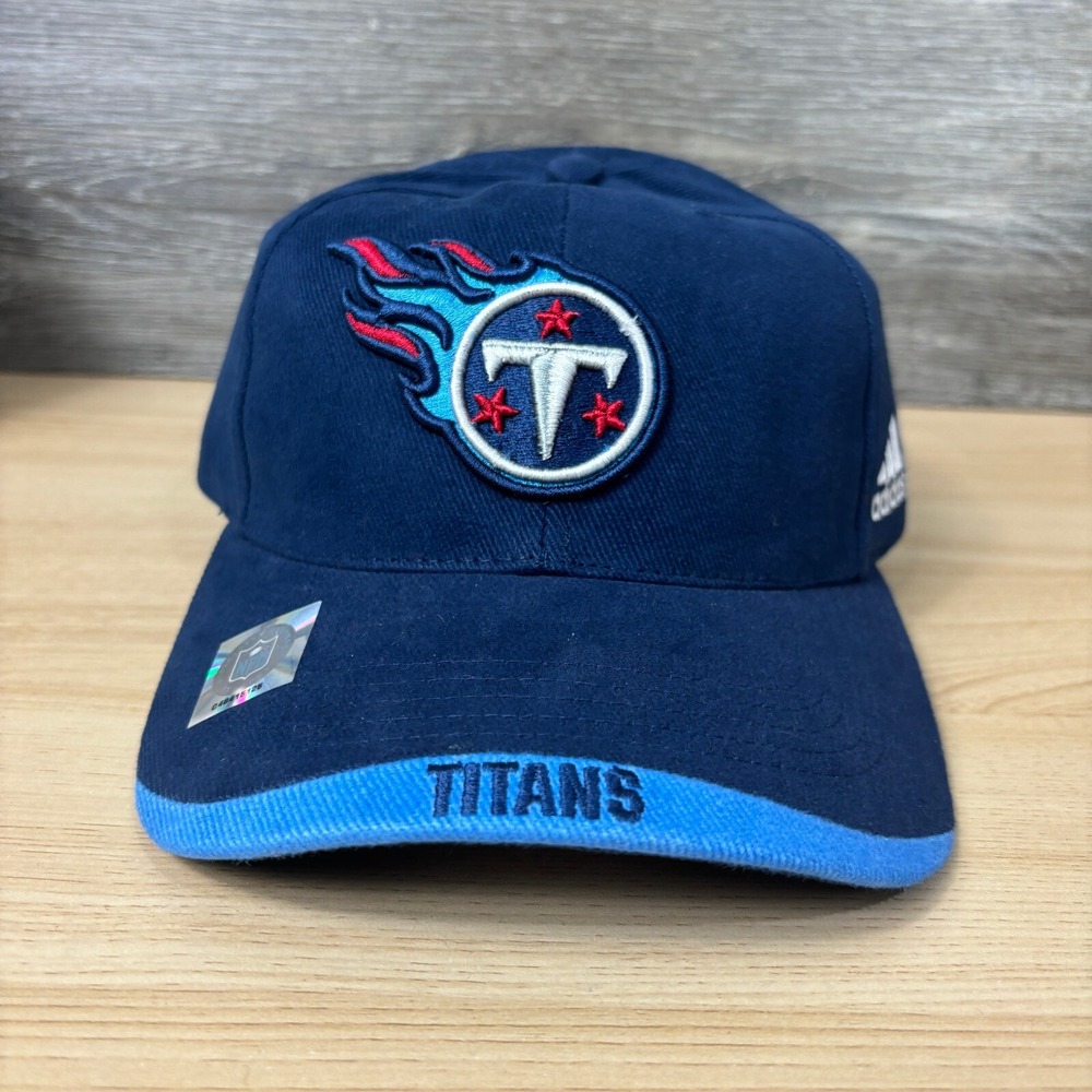 Vintage Tennessee Titans Hat Cap Strap Back Blue‎ NFL Football Adidas